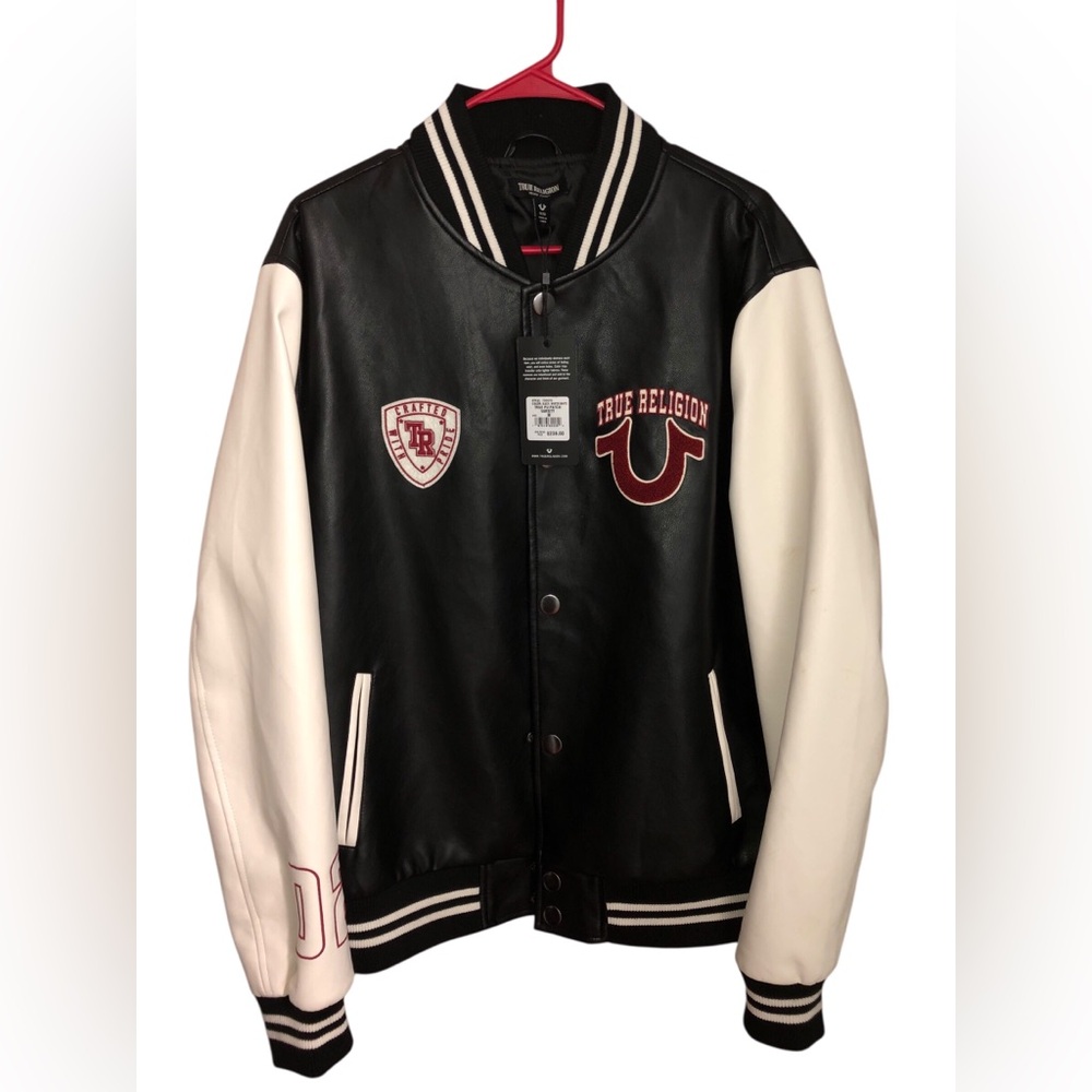True Religion Patch Varsity Jacket - image 1